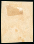 Stamp of Uruguay 1866, Surcharged "Escuditos" trio including 10c on
