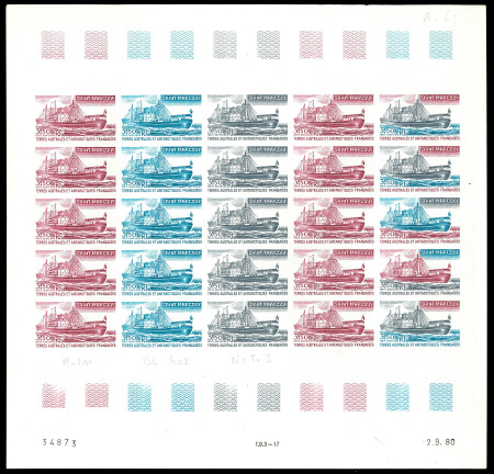 Stamp of Colonies françaises » TAAF 1980, 3,5 francs Bateau Le Saint-Marcouf, Y&T PA 63,