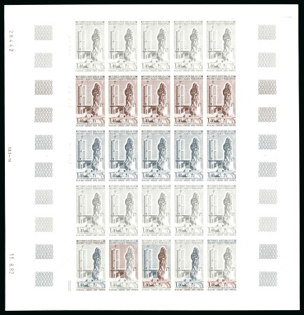 Stamp of Colonies françaises » TAAF 1982, 1 franc 40 La chapelle Notre-Dame des Vents,