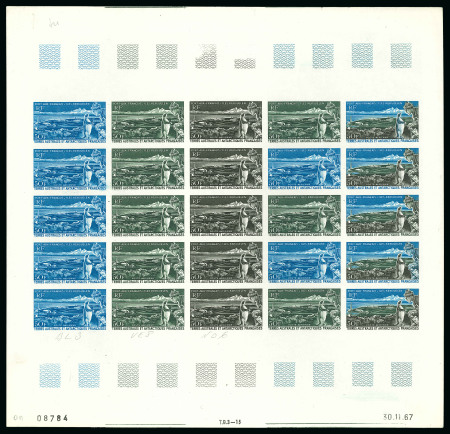Stamp of Colonies françaises » TAAF 1968, 50 francs  Port-aux-Français, Kerguelen, Y&T