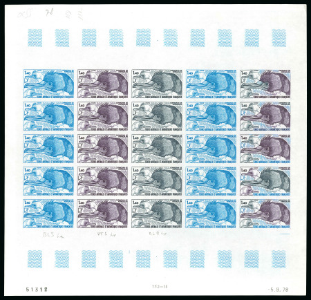 Stamp of Colonies françaises » TAAF 1978, 1 franc 40 Cormoran de Kerguelen, Y&T n°78,