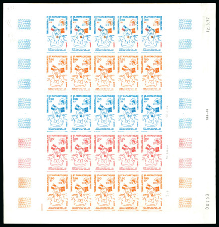 Stamp of Colonies françaises » TAAF 1978, 1 franc 90 30ème anniversaire des expéditions