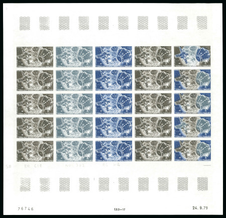 Stamp of Colonies françaises » TAAF 1979, 50 centimes Satellite pour télémesure de Kerguelen,