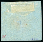 Stamp of German States » Thurn and Taxis 1853, 3kr black on greenish blue, mint
