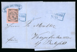 Stamp of German States » Oldenburg 1859, 2gr black on rose, sharp impression and clear