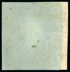 Stamp of Great Britain 1841, 1d red-brown on very blue paper, CA, mint left marginal