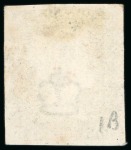 Stamp of Great Britain 1840, 1d black and 2d blue group
