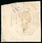 Stamp of Great Britain » 1847-54 Embossed 1847-54 Embossed 10d lower right corner marginal with fine to huge margins, used