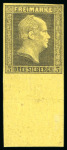 Stamp of German States » Prussia 1850, 3sgr yellow, an outstanding mint example 