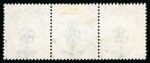 Stamp of Great Britain » 1855-1900 Surface Printed » 1873-80 Large Coloured Corner Letters 1873-80 1s green pl.13 mint strip of three with light
