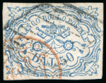 Stamp of Italian States » Papal States 1852, 50b blue, used