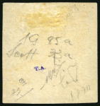 Stamp of Jamaica 1920, 1s orange-yellow and red-orange with error frame inverted