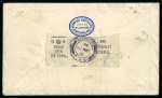 Stamp of Canada » Newfoundland 1919, 3c Red Brown, Hawker Air Post, very well-centered, tied by machine cancel on cover