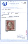 Stamp of Great Britain 1841, 1d red-brown group incl. two mint and one used
