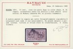 Stamp of Italian States » Modena 1852, 10c light rose, pair with extraordinary margins