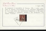 Stamp of Italian States » Tuscany 1851, 2s scarlet on bluish, used