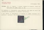 Stamp of Italian States » Tuscany 1851, 1cr carmine on bluish, a mint example with large