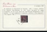 Stamp of Italian States » Tuscany 1851, 1cr carmine on bluish, a mint example with large