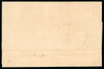 Stamp of Bermuda 1850 (Feb 21) Wrapper sent locally to Mangrove Bay with crisp "HAMILTON / BERMUDA" despatch cds in red
