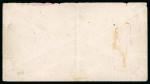Stamp of British Honduras Cuthbert Brothers Local Post: 1895 (Sep 18) envelope to Newtown Barracks bearing the "Caye / Service / 3 cents" local issue