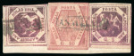 Stamp of Italian States » Naples 1858, 10gr carmine-rose, plate II, decoratively used