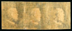 Stamp of Italian States » Sicily 1859, 10gr dark blue, a large margined strip of three, mint