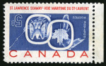 Stamp of Canada 1959 St. Lawrence Seaway 5c with <mark>inverted</mark> <mark>centre</mark>, mint l.h.