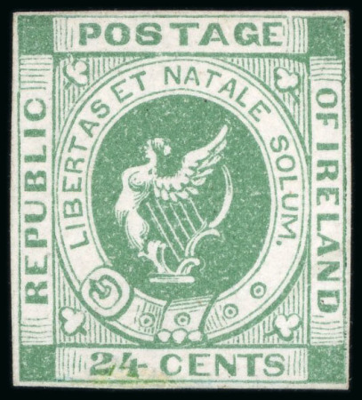 Stamp of Ireland 1865-67 Abortive Fenian essay 24c green on white wove paper