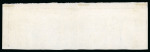 Stamp of India 1854 1/2a blue die II in unused top marginal block of 16