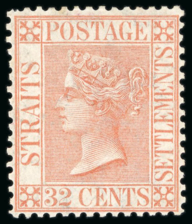 Stamp of Malaysia » Straits Settlements 1867-72, Mint group incl. 1867-72 32c