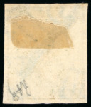 Stamp of India 1854 Lithograph group incl. 1/2a die I block of three, 1a red die I with four margins possibly unused, etc.