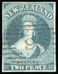 Stamp of New Zealand 1855-57 London Printing 2d dull blue, used