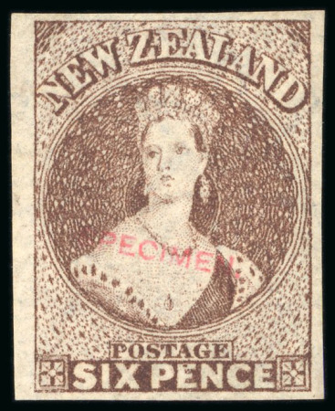 Stamp of New Zealand 1855-64, Chalon group
