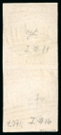 Stamp of Australia » New South Wales 1850 Sydney View pl.I 1d brownish red on soft yellowish paper, vertical pair