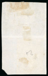 Stamp of Australia » New South Wales 1850 Sydney View pl.I 2d greyish blue, late impression, on piece