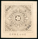 Stamp of Egypt » 1864-1906 Essays 1869 Essay of Prevost, Paris: 00 para, imperforate