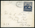 Stamp of Australia » Commonwealth of Australia 1920 (Feb 26) Ross Smith England to Australia flight