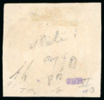 Stamp of Australia » Tasmania 1853 Courier 4d orange pl.II, pos.10, used