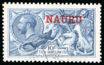 Stamp of Nauru 1916-23 De La Rue 10s Seahorse mint and used singles,