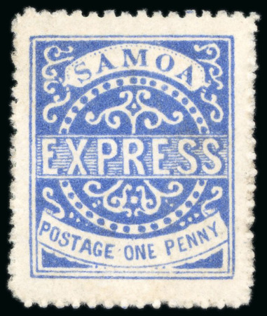 Stamp of Samoa 1877-80 Express Post group of four