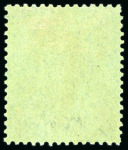 Stamp of Gilbert and Ellice Islands 1922-27, 10s green & red on emerald used tied to small piece by "Colony" double circle ds, plus mint exampl