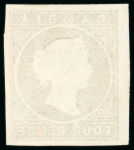 Stamp of Gambia 1869-72 No wmk Cameo group of seven incl. 4d and 6d unused