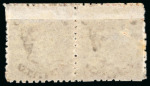 Stamp of Turks and Caicos Islands 1867 Group incl. 1d mint pair with left stamp showing throat flaw