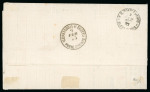 Stamp of Egypt » 1872-75 Penasson 5pa. brown and 10pa. mauve, both tied on 1873 (9.2) printed 