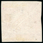 Stamp of South Africa » Cape of Good Hope 1861 Woodblock 1d vermilion pair, neat barred triangle cancel
