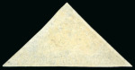 Stamp of South Africa » Cape of Good Hope 1853, 4d deep blue on slightly blued paper mint part o.g.