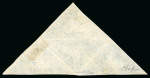 Stamp of South Africa » Cape of Good Hope 1863-64 4d deep blue in mint o.g. triangular block of four