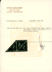 Stamp of South Africa » Cape of Good Hope 1853, 4d deep blue on deeply blued paper in strip of three, used