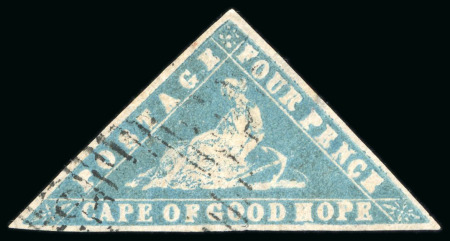 Stamp of South Africa » Cape of Good Hope 1853-61, Group of Triangulars incl. Woodblocks