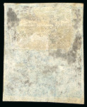 Stamp of Mauritius 1859 Britannia 6d, close to very large margins, cancelled by clear Seychelles "B64" numeral